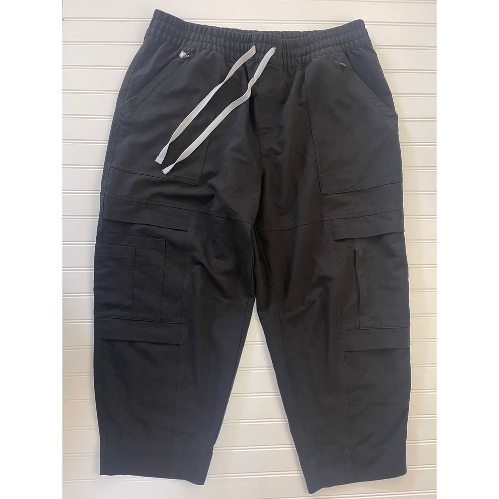 FIGS Technical Collection Black Cargo Scrub Pants Medical Womens XXL Petite